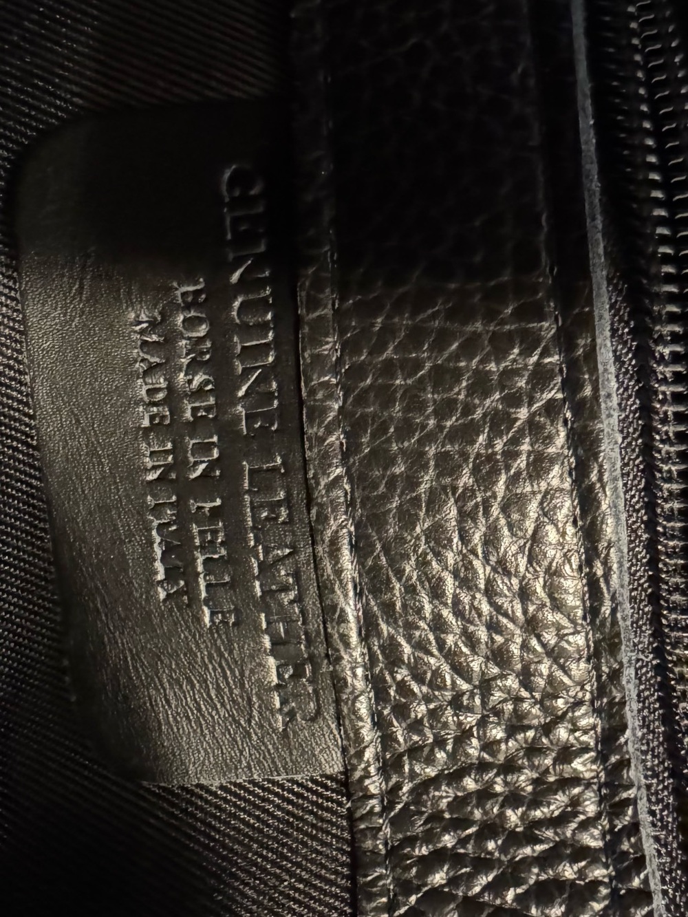 Black Women's Leather Knot-Handle bag - Picture 4 of 4